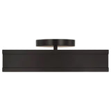 Dupont Square Semi Flush Aged Iron Small By Visual Comfort Main View 1