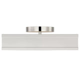 Dupont Square Semi Flush Polished Nickle Small By Visual Comfort Main View 1
