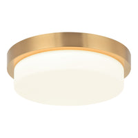 Durham Ceiling Light 13 Inch Aged Gold Brass