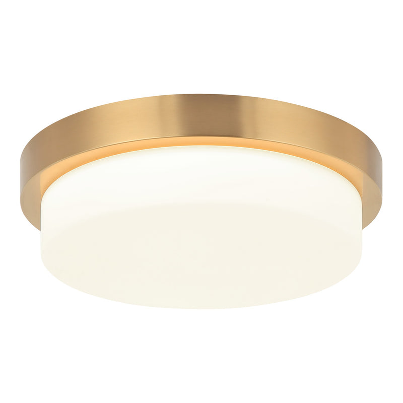 Durham Ceiling Light 13 Inch Aged Gold Brass