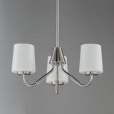 Durham Chandelier Satin Nickel by Maxim Lighting