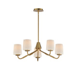 Durham Chandelier Natural Aged Brass by Maxim Lighting