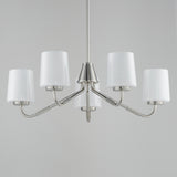 Durham Chandelier Satin Nickel by Maxim Lighting