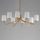 Durham Chandelier Natural Aged Brass by Maxim Lighting