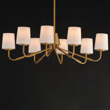 Durham Chandelier Natural Aged Brass by Maxim Lighting