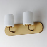 Durham Strip Vanity Light Natural Aged Brass by Maxim Lighting