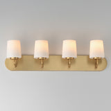 Durham Strip Vanity Light Natural Aged Brass by Maxim Lighting