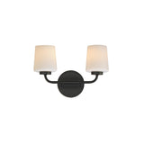 Durham Vanity Light Black by Maxim Lighting