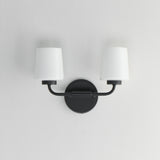 Durham Vanity Light Black by Maxim Lighting
