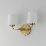 Durham Vanity Light Natural Aged Brass by Maxim Lighting