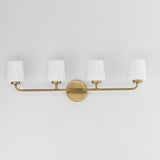 Durham Vanity Light Natural Aged Brass by Maxim Lighting