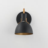 Dusk Wall Sconce Vanity Light Black / Antique Brass by Maxim Lighting