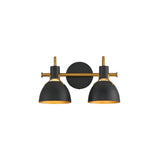 Dusk Wall Sconce Vanity Light Black / Antique Brass by Maxim Lighting