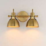 Dusk Wall Sconce Vanity Light Satin Brass by Maxim Lighting