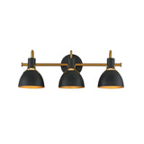 Dusk Wall Sconce Vanity Light Black / Antique Brass by Maxim Lighting