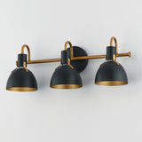 Dusk Wall Sconce Vanity Light Black / Antique Brass by Maxim Lighting