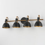 Dusk Wall Sconce Vanity Light Black / Antique Brass by Maxim Lighting