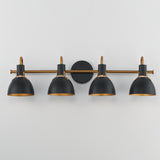 Dusk Wall Sconce Vanity Light Black / Antique Brass by Maxim Lighting
