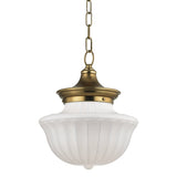 Dutchess Pendant - 12 Inch - Aged Brass by Hudson Valley
