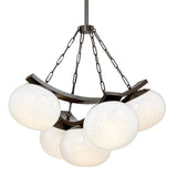 Duxbury Chandelier - 5-Light - Distressed Bronze by Hudson Valley
