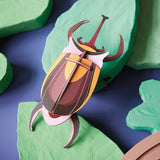 Elephant Beetle Wall Art, styled in an interior