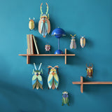 Elephant Beetle Wall Art, styled in an interior