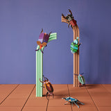 Elephant Beetle Wall Art, styled in an interior