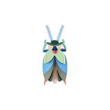 Emerald Beetle Wall Art
