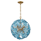 Esme 18.25'' Aged Brass Chandelier by Crystorama