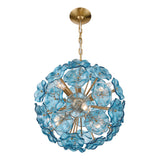 Esme 18.25'' Aged Brass Chandelier by Crystorama