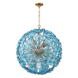 Esme 28'' Aged Brass Chandelier by Crystorama