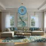 Esme 28'' Aged Brass Chandelier by Crystorama