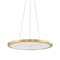 Eastport Chandelier - 24 Inch - Aged Brass by Hudson Valley