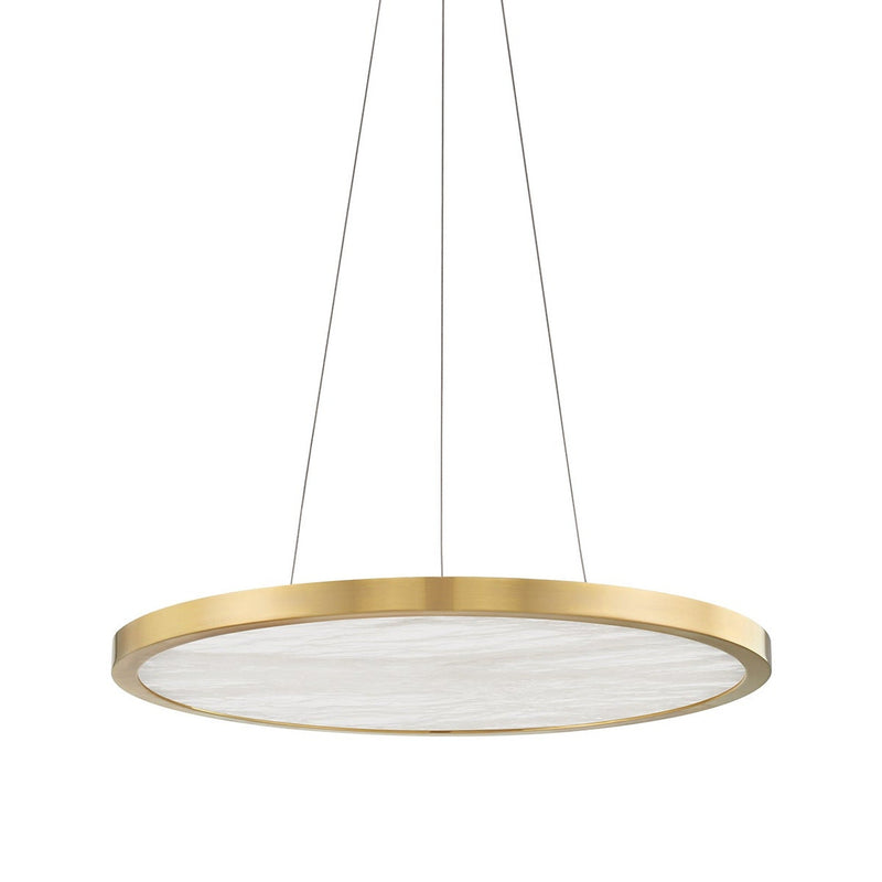 Eastport Chandelier - 24 Inch - Aged Brass by Hudson Valley