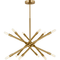 Eastyn Chandelier — 22 1/2", Burnished Brass