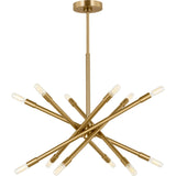 Eastyn Chandelier — 22 1/2", Burnished Brass