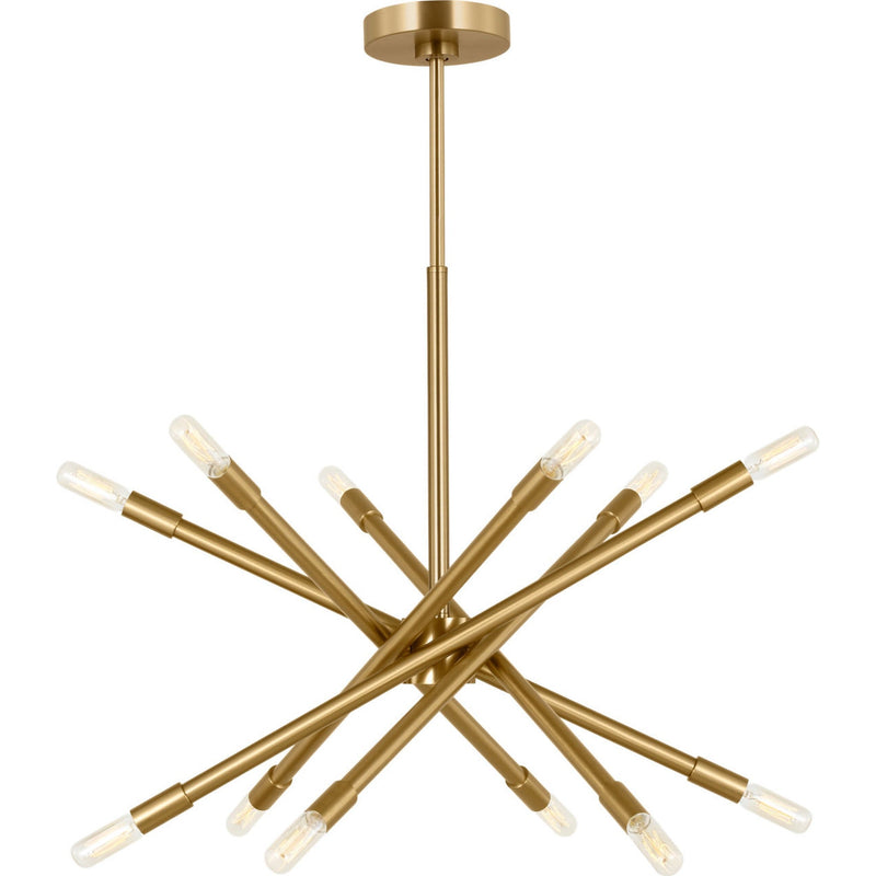 Eastyn Chandelier — 22 1/2", Burnished Brass