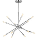 Eastyn Chandelier — 22 1/2", Polished Nickel