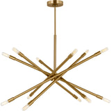 Eastyn Chandelier — 29 3/4", Burnished Brass