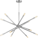 Eastyn Chandelier — 29 3/4", Polished Nickel