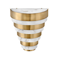 Echelon Medium LED Sconce - Heritage Brass - by Hinkley