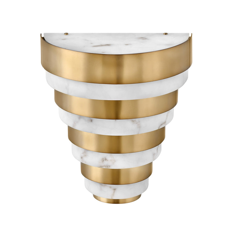 Echelon Medium LED Sconce - Heritage Brass - by Hinkley