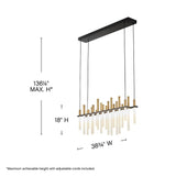 Echo Small LED Linear Suspension