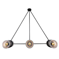 Eclipse Chandelier - Matt Black