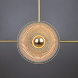 Eclipse Chandelier - Satin Brass