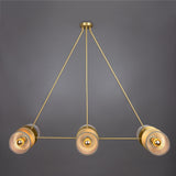 Eclipse Chandelier - Satin Brass