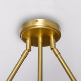 Eclipse Chandelier - Satin Brass