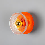 Eclipse Coloured Wall Light - Orange