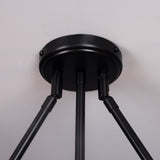 Eclipse Multicoloured Chandelier - Matte Black