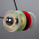 Eclipse Multicoloured Chandelier - Matte Black
